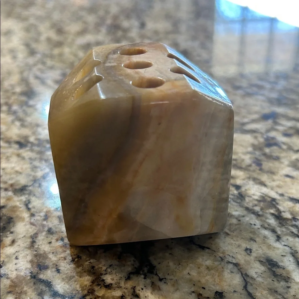 Marble Stone Pen & Pencil Holder